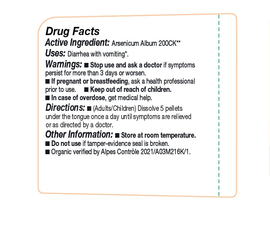 OLLOIS Arsenicum Album 200ck – Organic, Lactose-Free, Vegan Homeopathic Medicine | 80 Pellets (Pack of 1)