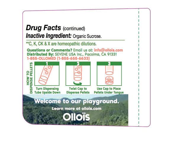 OLLOIS Chamomilla 30C Organic, Lactose-Free, Kosher Homeopathic Medicine | 80 Pellets (Pack of 3)