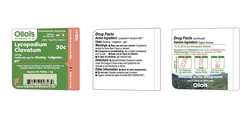 OLLOIS Lycopodium Clavatum 30C – Organic, Lactose-Free Homeopathic Medicine | 80 Pellets