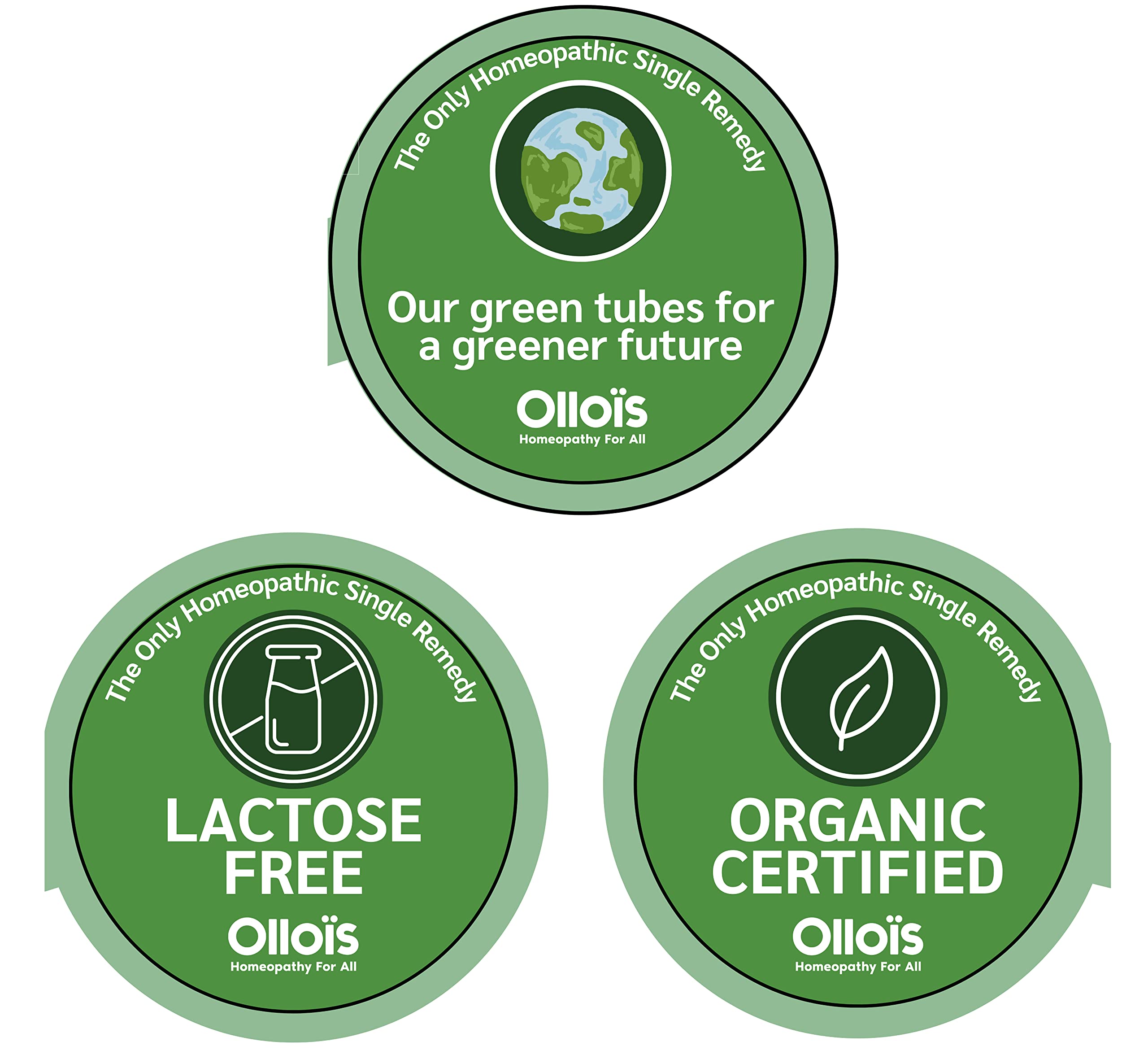 OLLOIS Arsenicum Album 200ck Organic Homeopathic Medicine – Lactose Free, Kosher, 80 Pellets (Pack of 3)