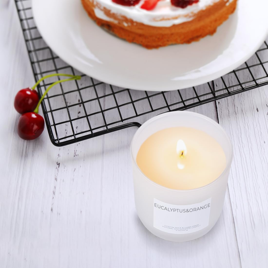 Olorvela Vanilla Soy Candle – 30-Hour, Highly Scented Home Fragrance & Gift