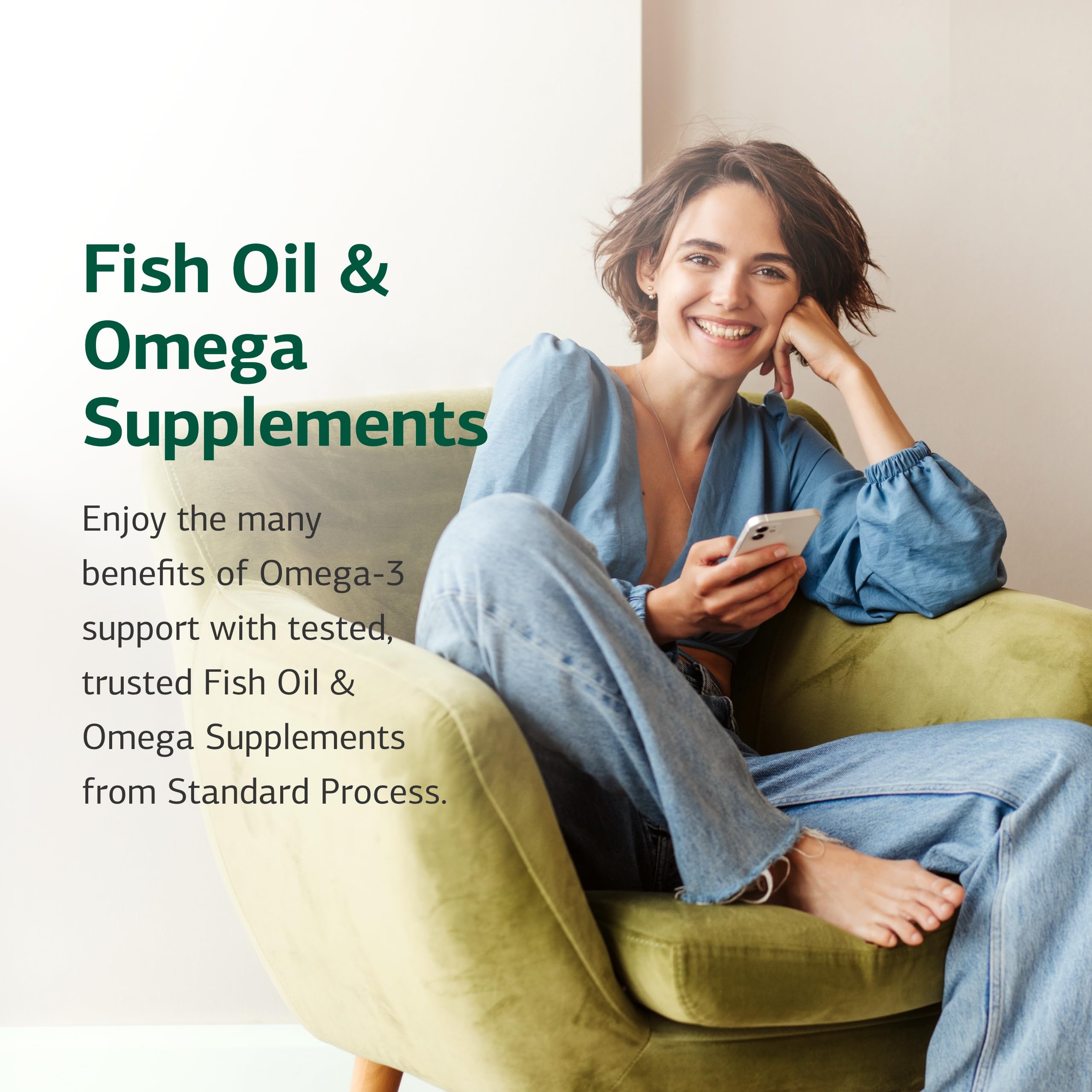 Olprima DHA Omega-3 by Standard Process – Heart & Brain Health, 60 Softgels (30 Servings) – Gluten-Free, Non-Dairy & Non-Soy