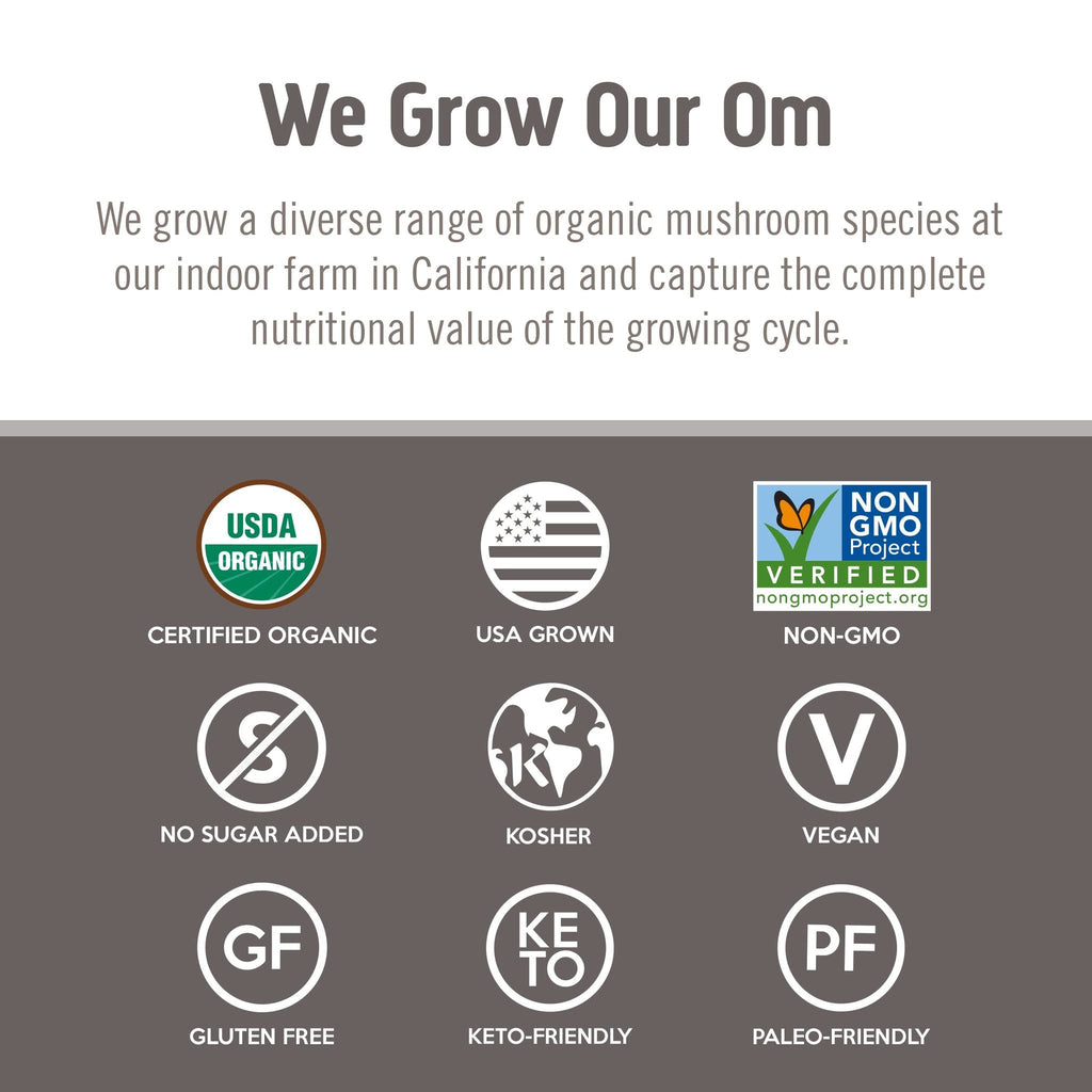 OM MUSHROOM SUPERFOOD Chaga Powder – 7.05 oz, 100 Servings, Organic
