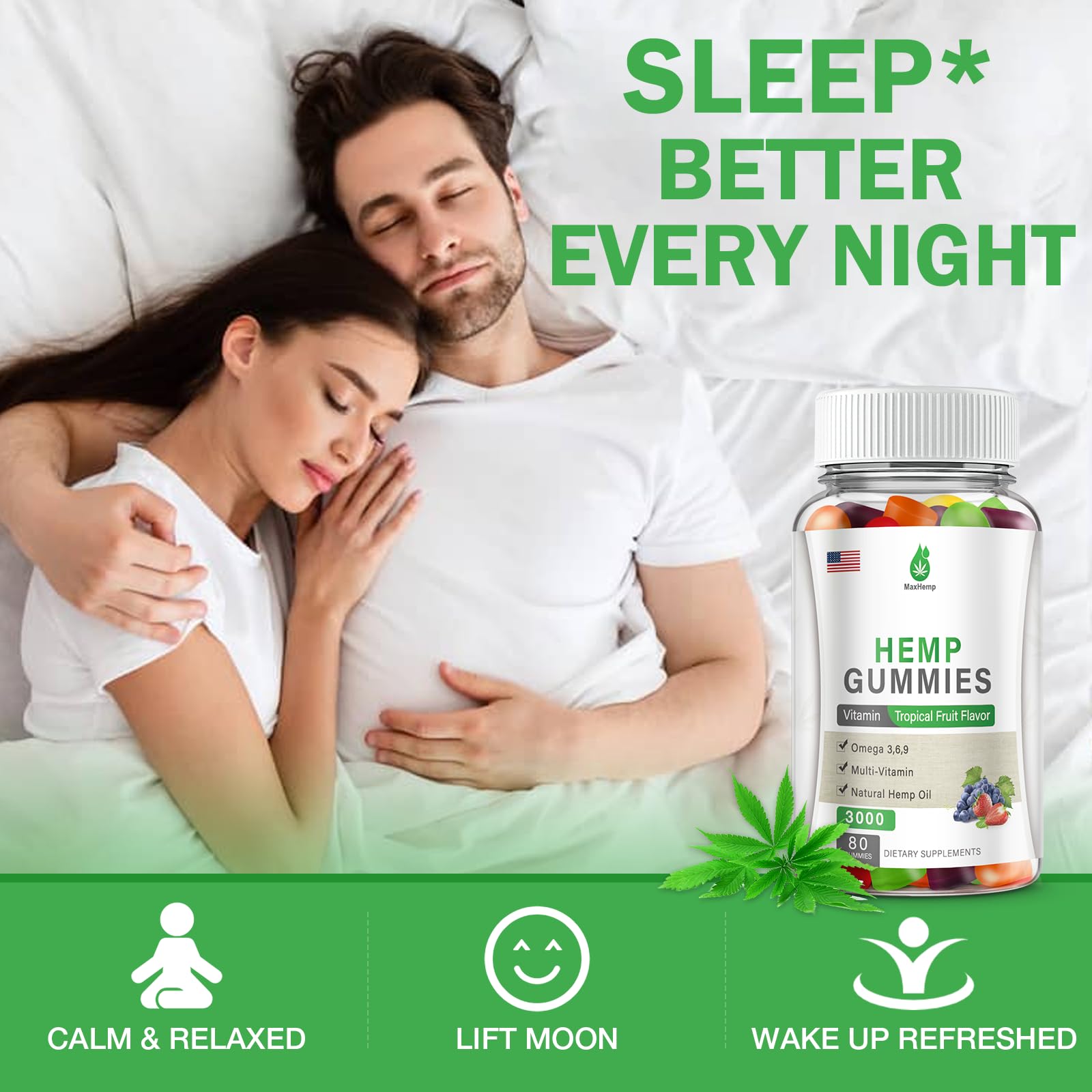 Omega 3-6-9 Gummies 2-Pack for Adults | Gummy Vitamin Blend