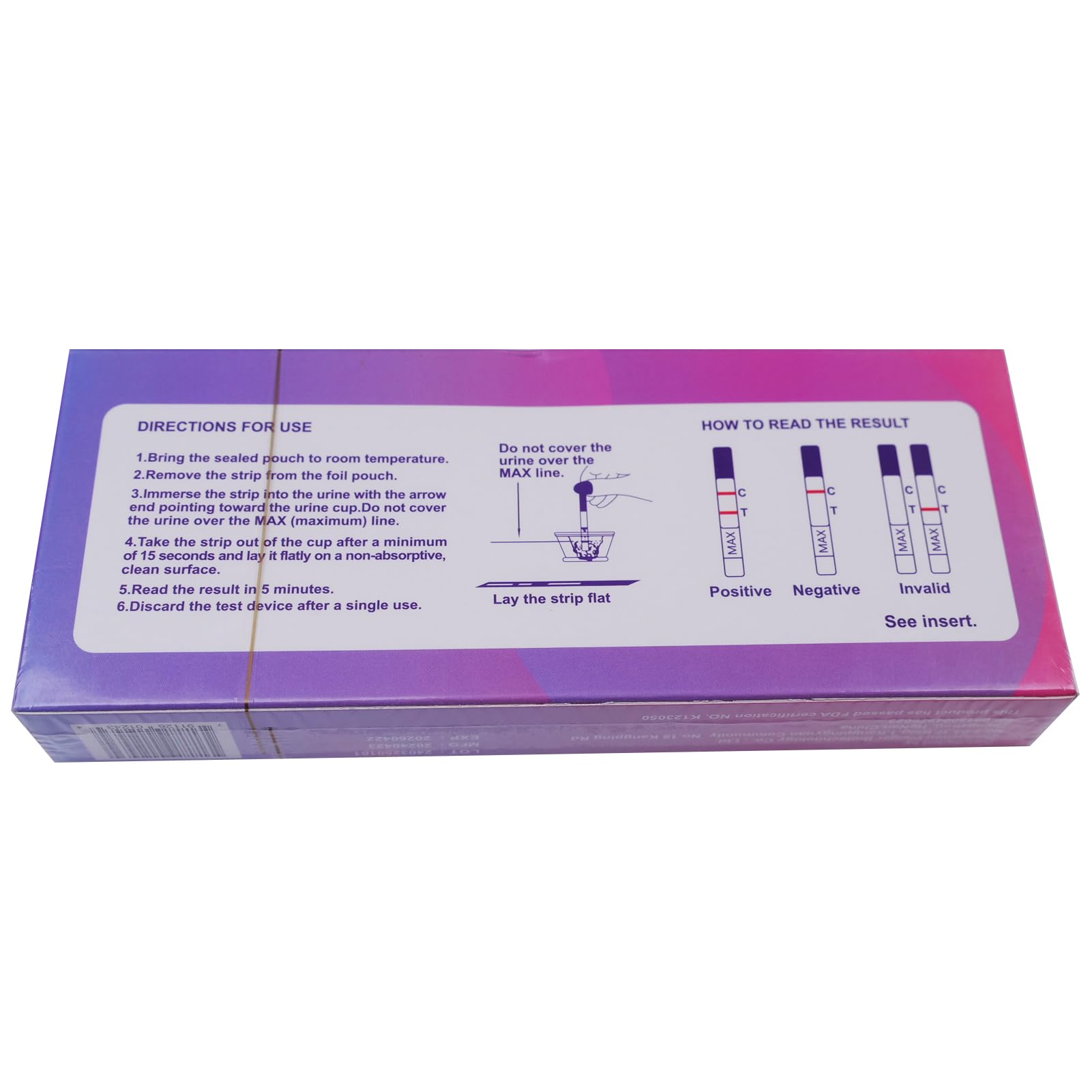10 Pack OMGWYSIWYG HCG Pregnancy Test Strips – Ultra-Sensitive, Easy At-Home Use, 6 Days Early Detection
