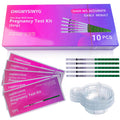 10 Pack OMGWYSIWYG HCG Pregnancy Test Strips – Ultra-Sensitive, Easy At-Home Use, 6 Days Early Detection