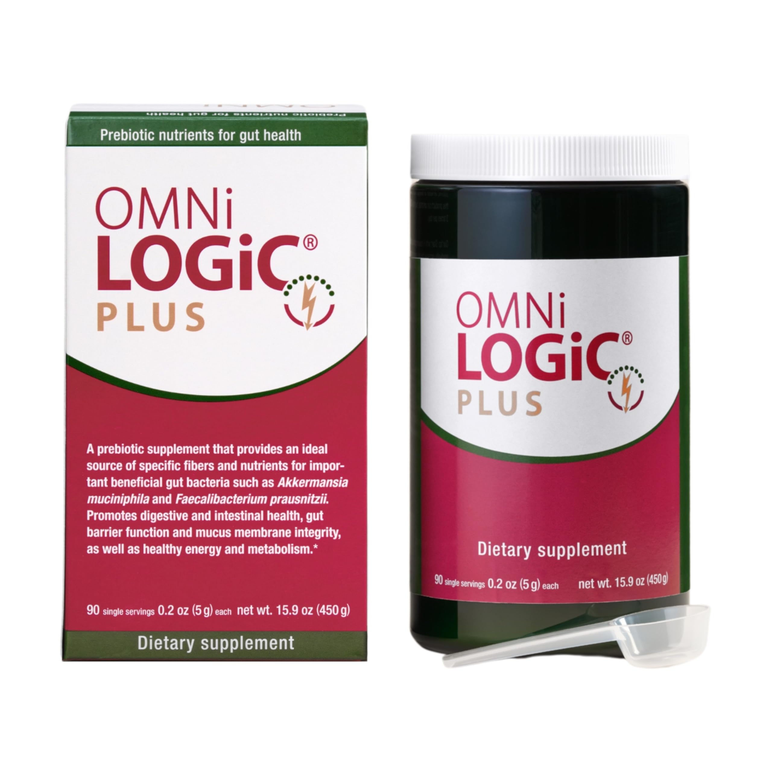 Omni-Logic Plus Prebiotic - Non-GMO Daily Fiber Powder for Gut Health | 90 Servings