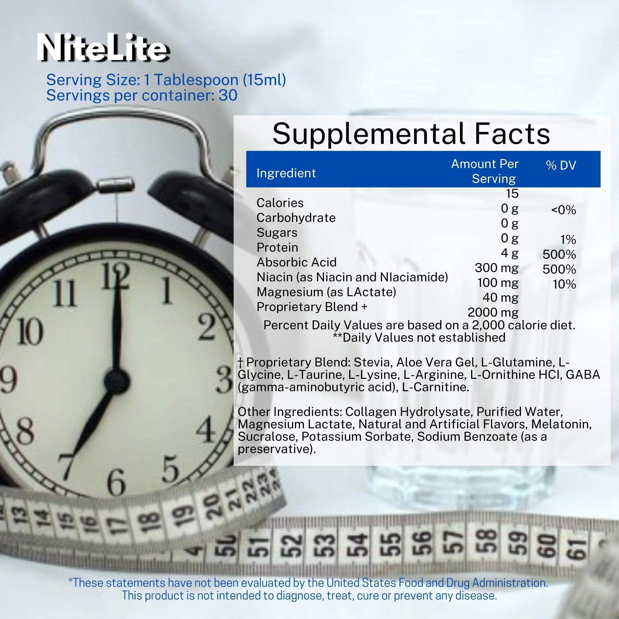 OmniTrim Nite Lite Dietary Supplement – Nighttime Formula, 15 oz