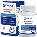 OMOGS Magnesium Glycinate 90 Veg Capsules – Sleep, Heart & Bone Health