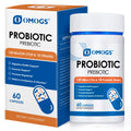 OMOGS Probiotics 120B CFUs – 18 Strains, 3 Prebiotics & Digestive Enzymes, 60 Capsules