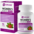 OMOGS Women's Probiotic – Cranberry, Prebiotics & Vitamin C | 90B CFUs, 18 Strains, 90 Tablets