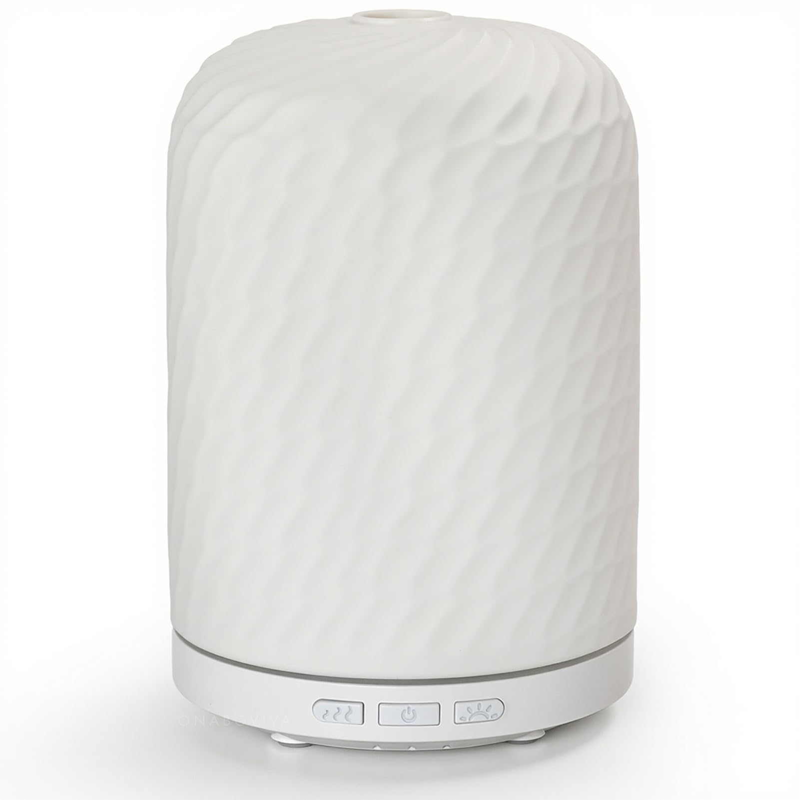 Onaboviva Essential Oil Diffuser – 2.4MHz Ultrasonic Ceramic Diffuser 120ml Auto Shut-Off