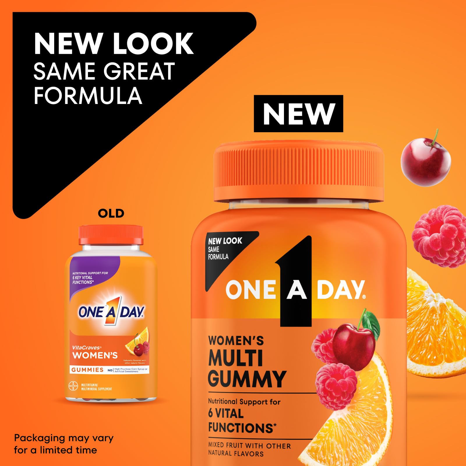 One A Day Women's Multivitamin Gummy – 80 Count, Biotin, Zinc & Iodine