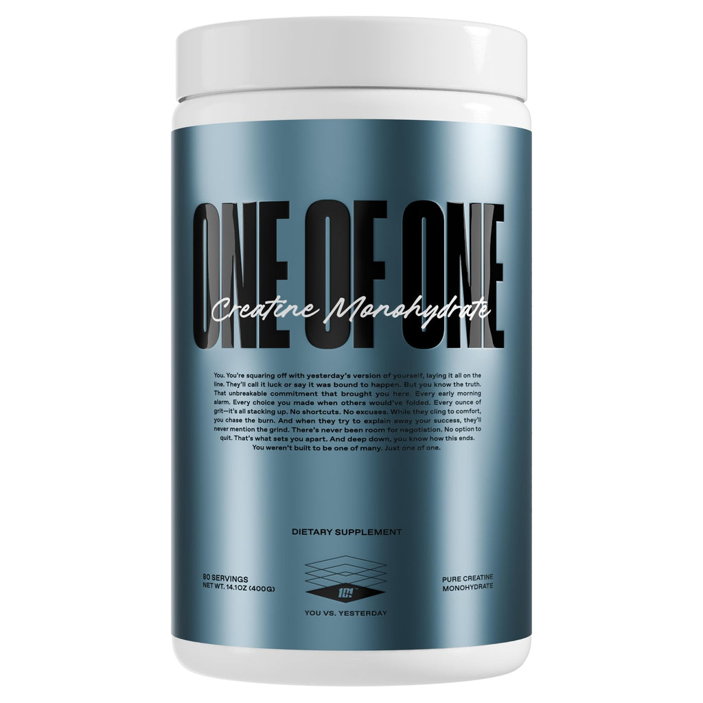 ONE OF ONE Creatine Monohydrate Powder - Pure Micronized, Unflavored, 80 Servings