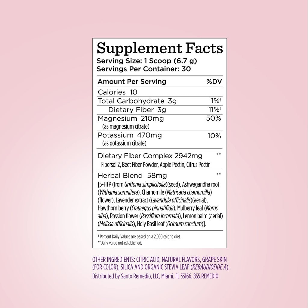 Santo Remedio Entalla Will Powder – Pink Grapefruit Botanical Drink Mix for Relaxation