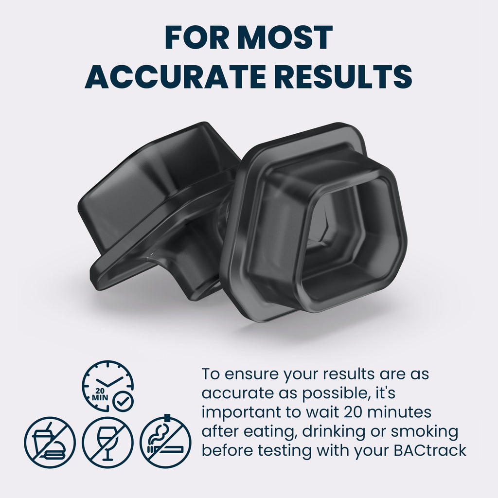 BACtrack C-Series Mouthpieces (20-Count) - Compatible with C6 & C8 Breathalyzers | Not Compatible with BACtrack Mobile