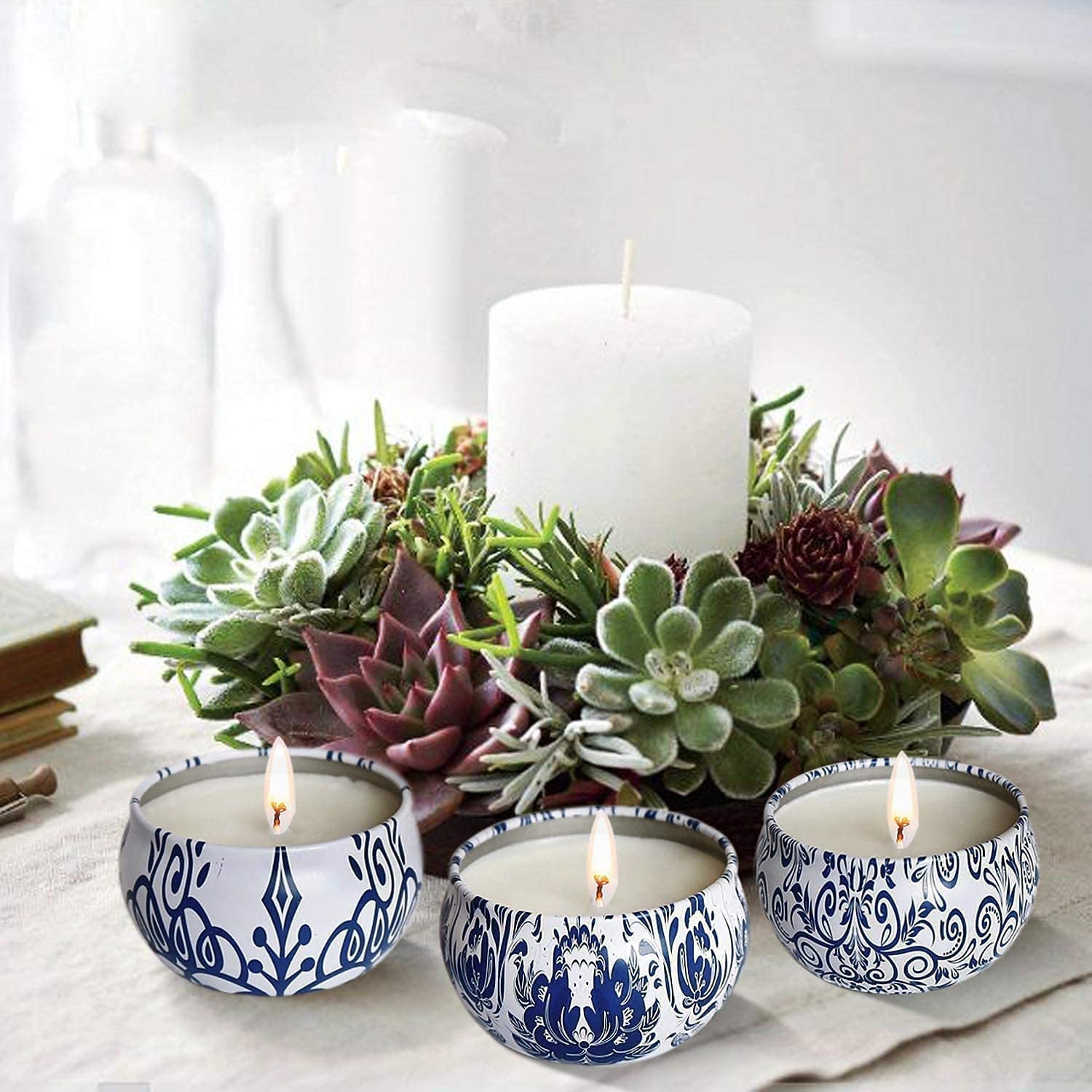 Onebird 16-Scented Candle Gift Set | Pure Soy Wax Aromatherapy
