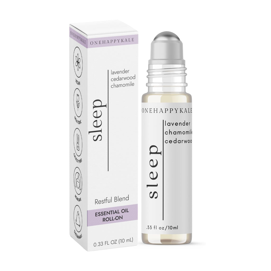 Onehappykale Sleep Essential Oil Roll-On 10ml – Relaxing Lavender, Cedarwood & Roman Chamomile