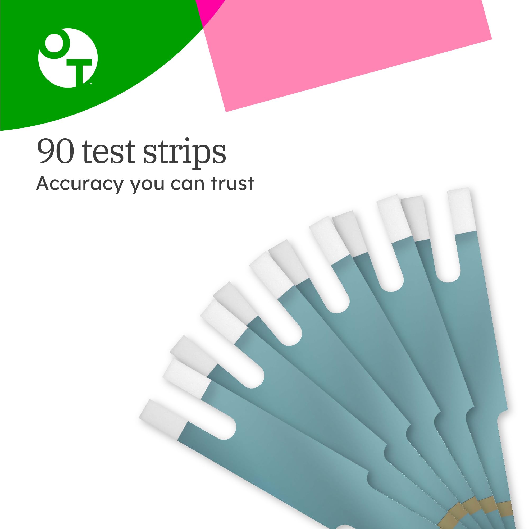 OneTouch Ultra Plus Diabetic Test Strips - 90 Count for Ultra Plus Flex Meter