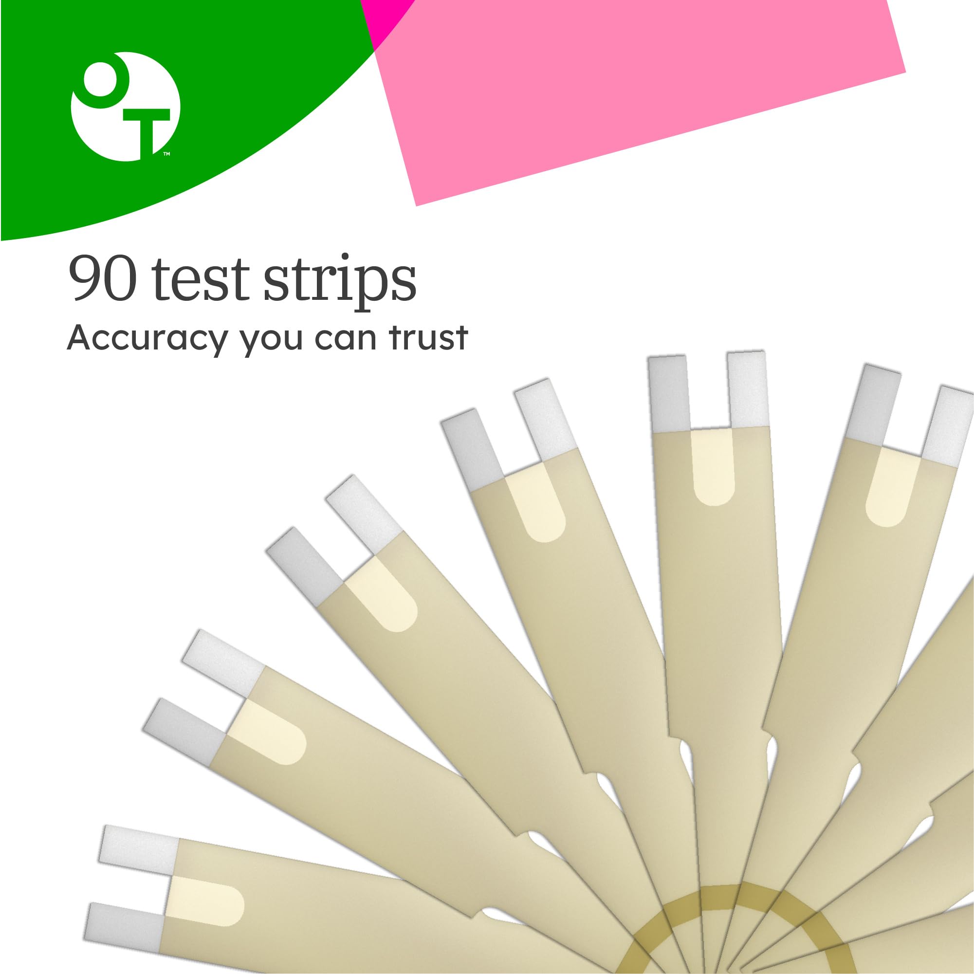 OneTouch Verio Test Strips Value Pack – 90 Count (3 Boxes of 30) for Blood Glucose Monitoring