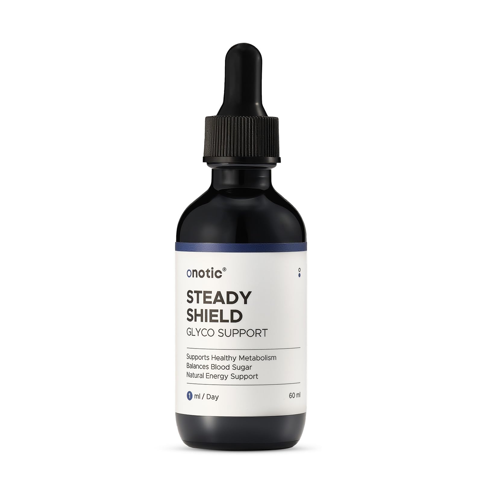 ONOTIC Glyco Support Steady Shield Drops – 17-in-1 Herbal Blood Sugar Health (60 ml) | Vegan, Non-GMO, Gluten Free