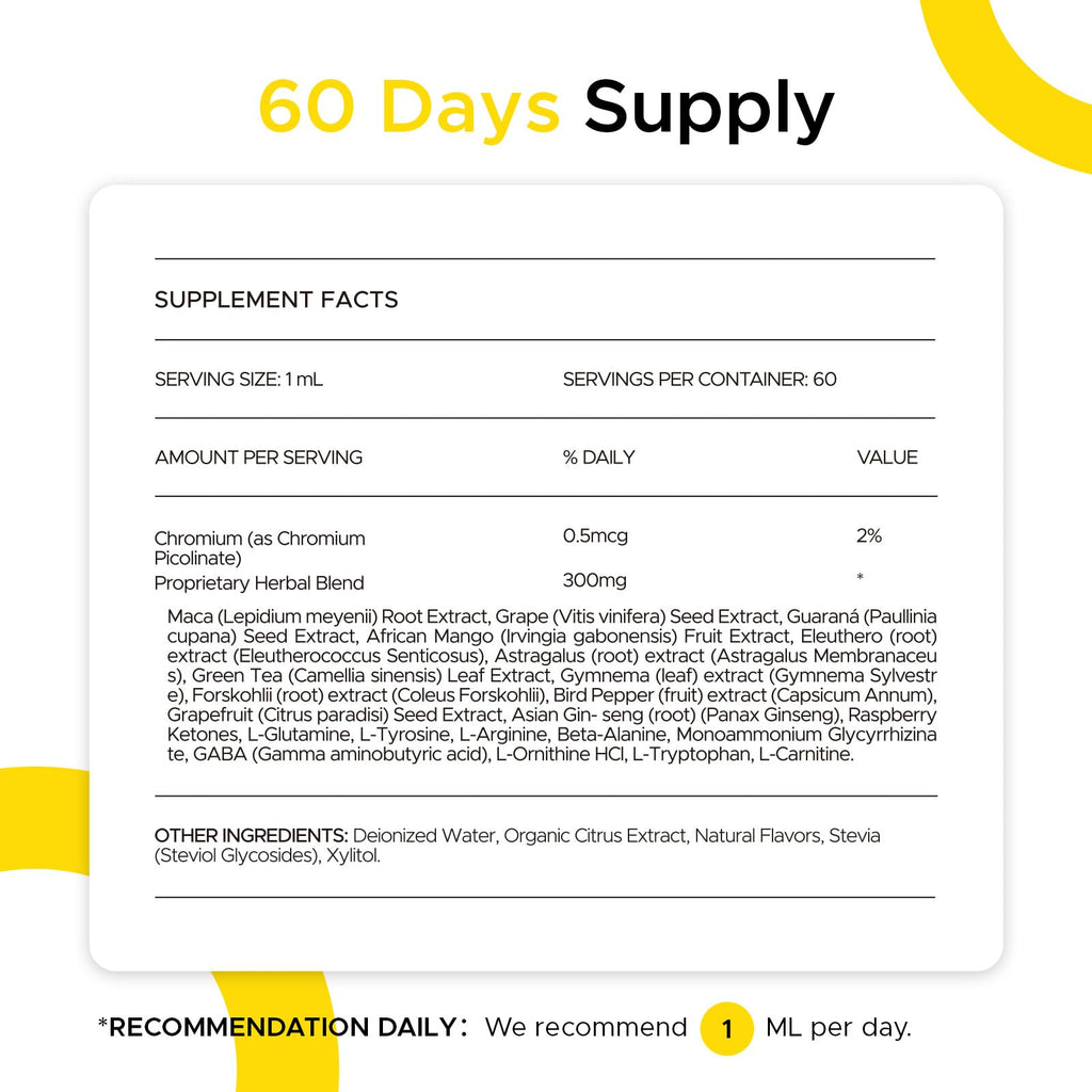 ONOTIC Glyco Support Steady Shield Drops – 17-in-1 Herbal Blood Sugar Health (60 ml) | Vegan, Non-GMO, Gluten Free