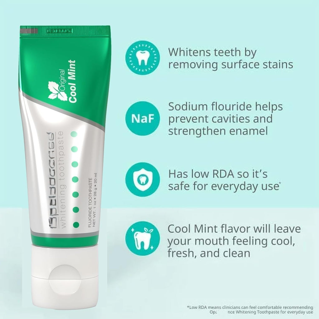 Opalescenc Teeth Whitening Toothpaste – Travel Size 1 oz (2 Pack) | Fluoride, Cool Mint