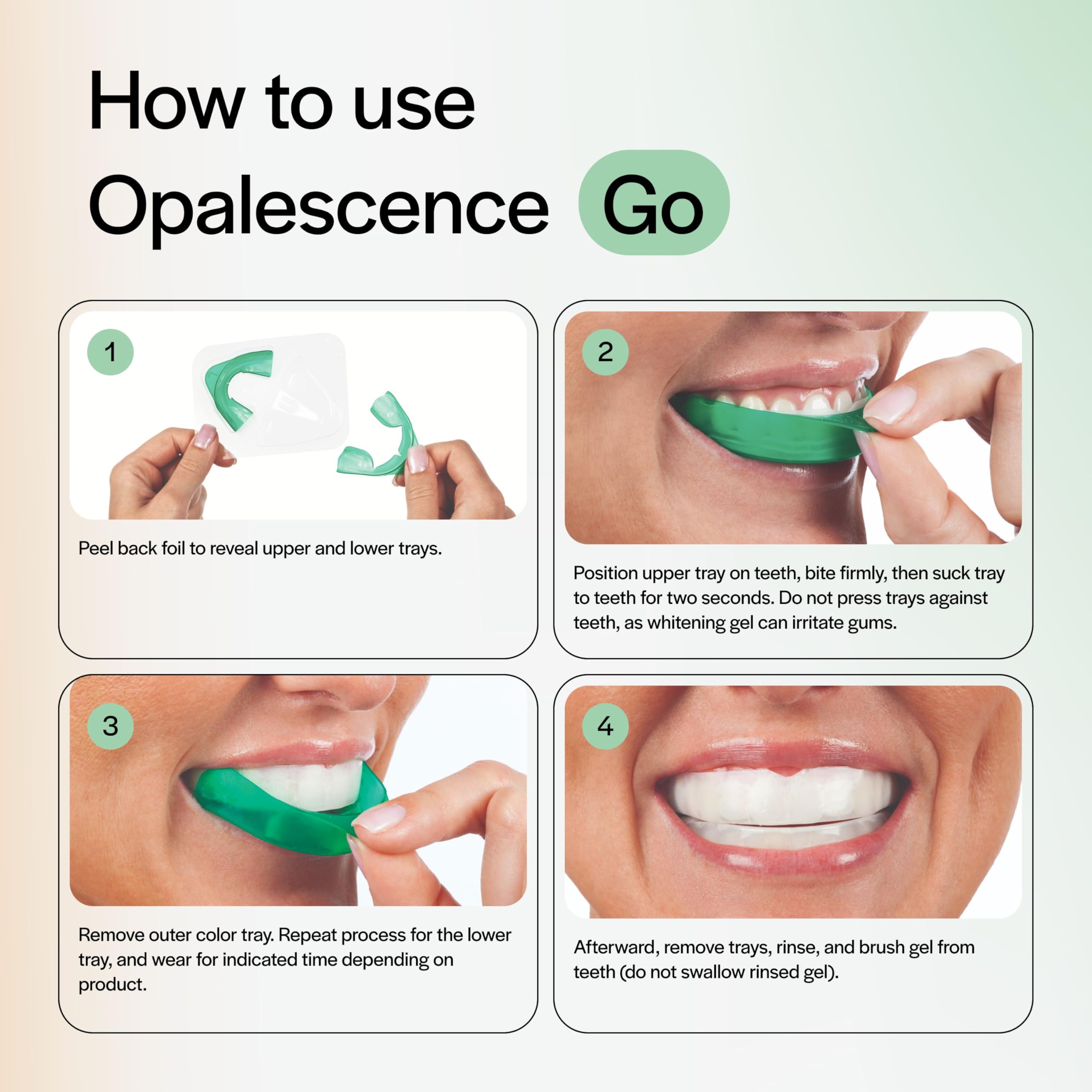 Opalescence Go 15% Mint Teeth Whitening Trays – 10 Treatments | Ultradent