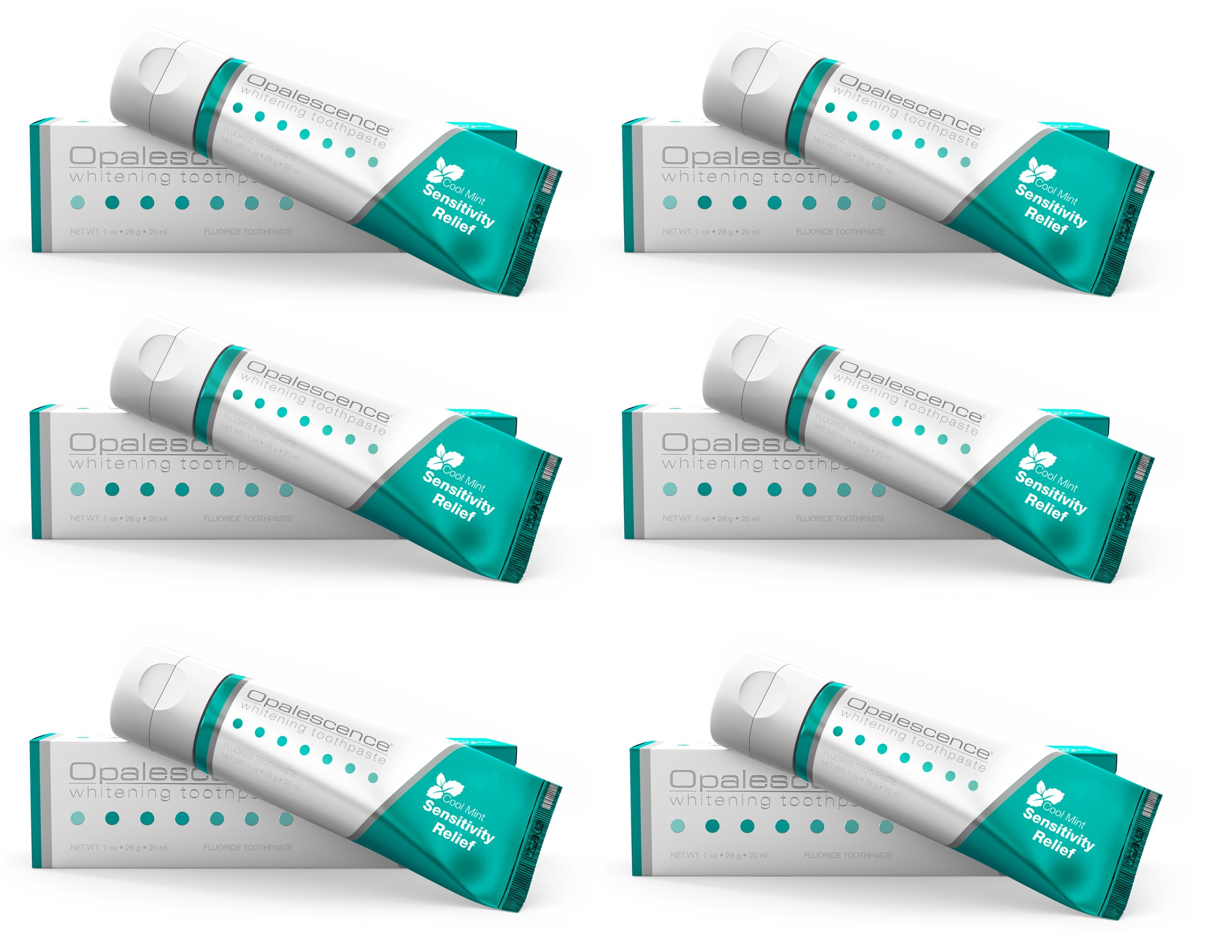 Opalescence Sensitive Whitening Toothpaste – Travel Size 1 oz (6 Pack) Mint