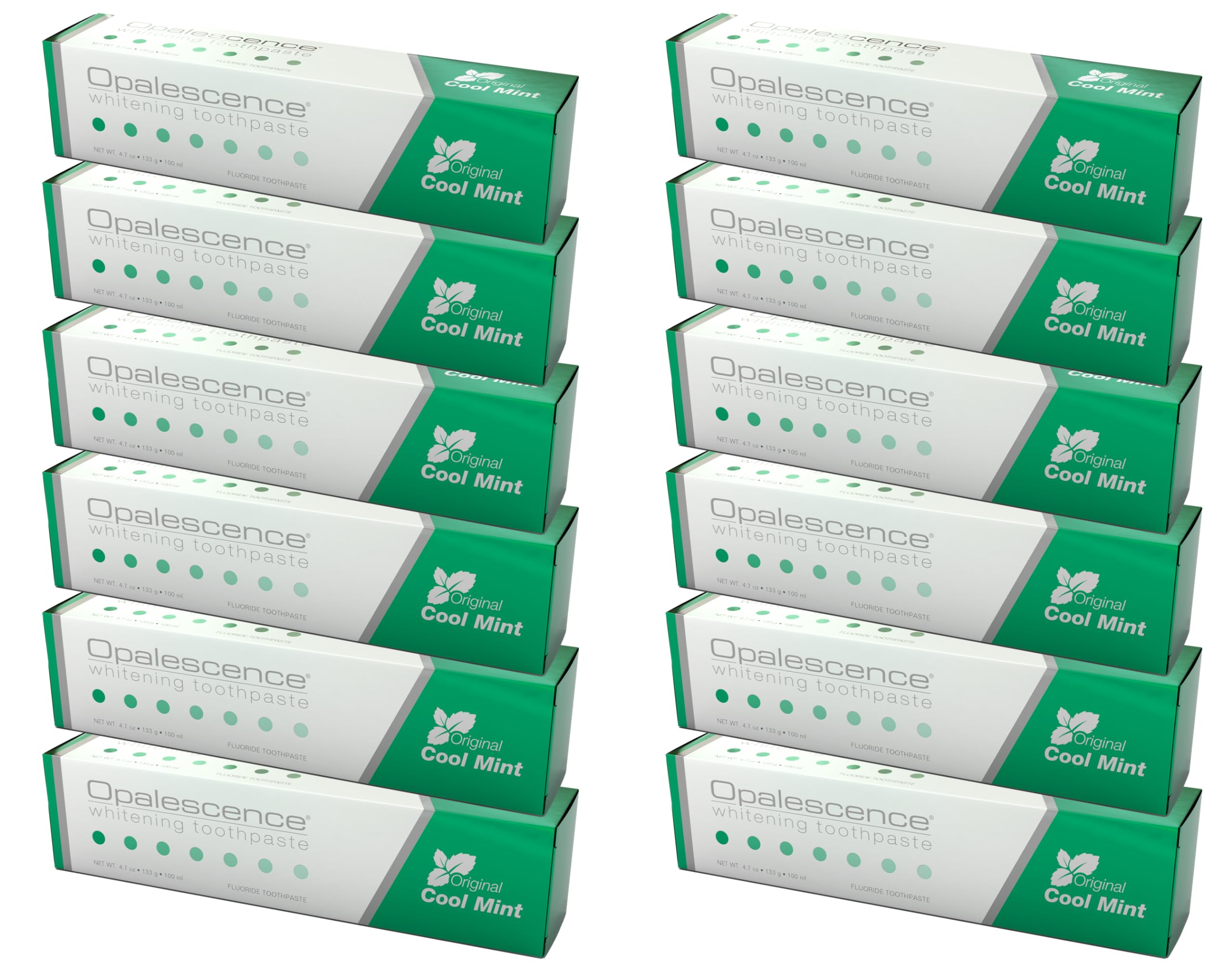 Opalescence Whitening Toothpaste - Pack of 12 (4.7 oz) Cool Mint