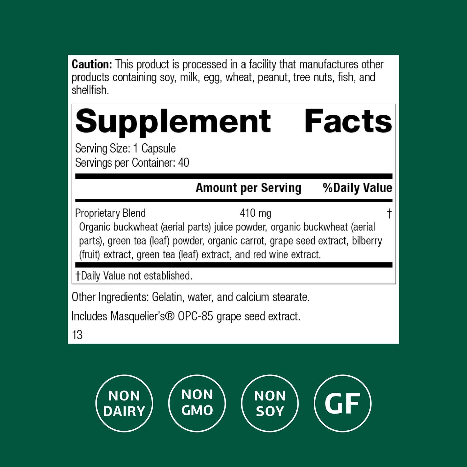 Standard Process OPC Synergy – Antioxidant & Brain Health – 150 Tablets