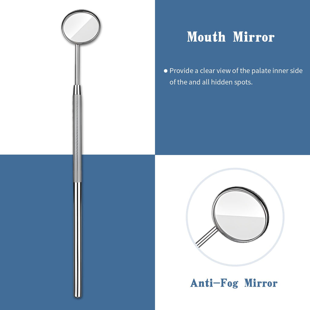 6-Piece Dental Tools Set – Stainless Steel Hygiene Kit with Case