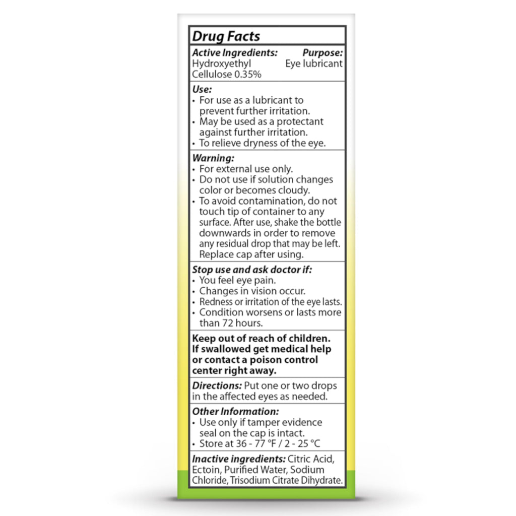 Optase Allegro Eye Drops - 33 oz, 300 Doses | Preservative-Free Lubricant for Quick Comfort