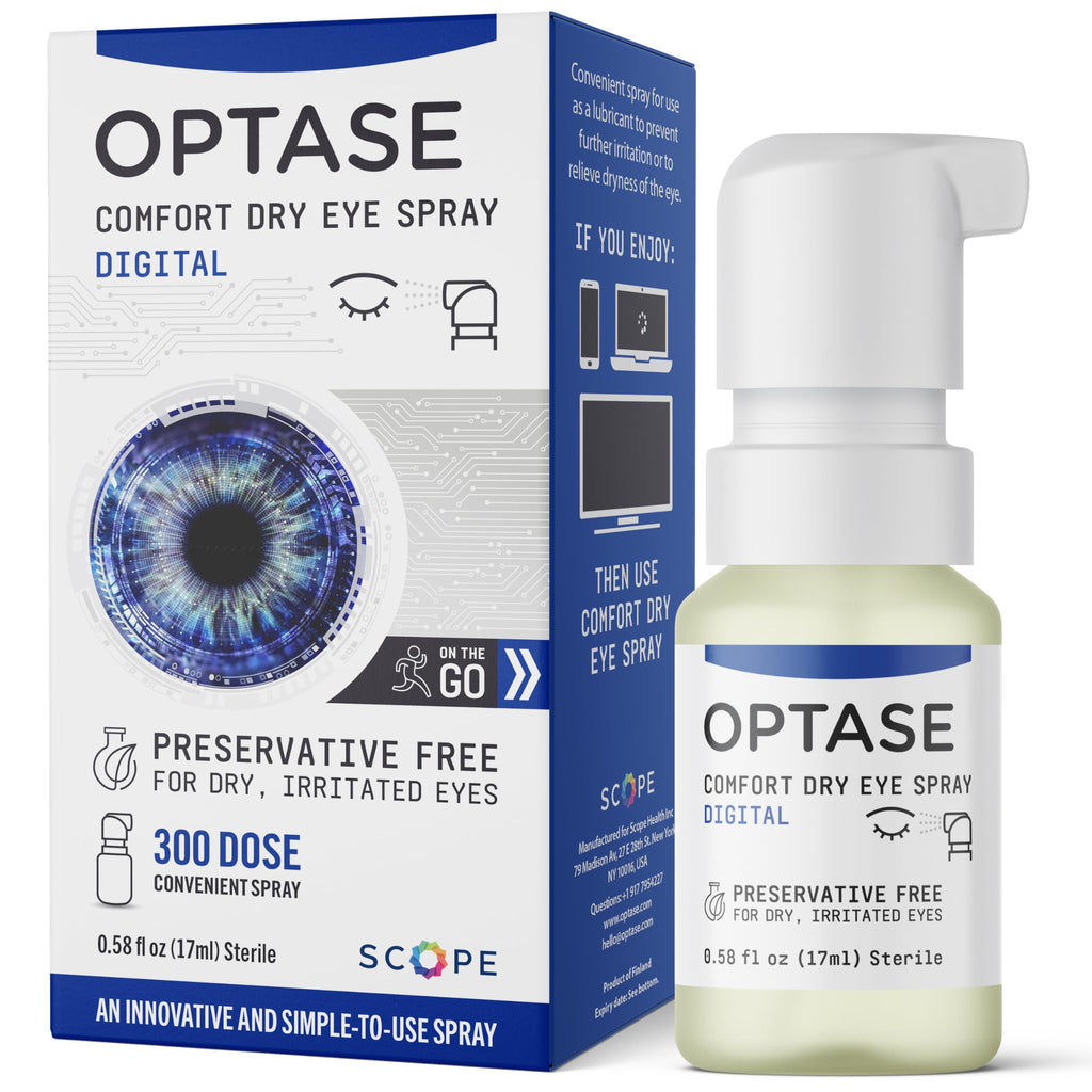 Optase Comfort Dry Eye Spray – Preservative Free Artificial Tears Alternative