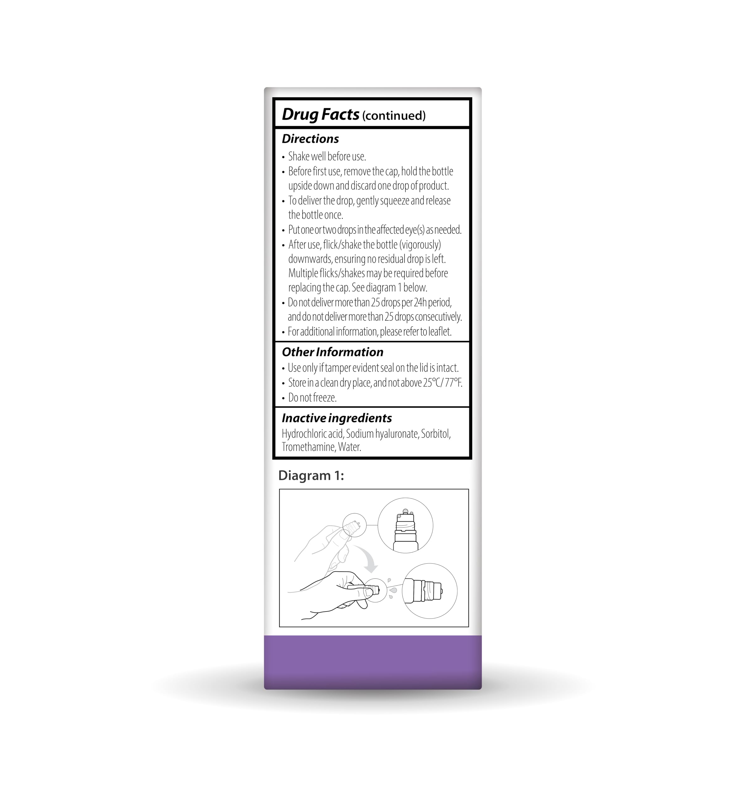 OPTASE Dry Eye Intense Drops – Preservative-Free, Multidose (Step 3 Hydrate) .33 oz | 300 Doses