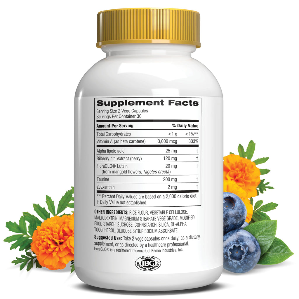Opti Gold Vision Eye Health Support – Botanic Choice Maximum Strength (60 Capsules)
