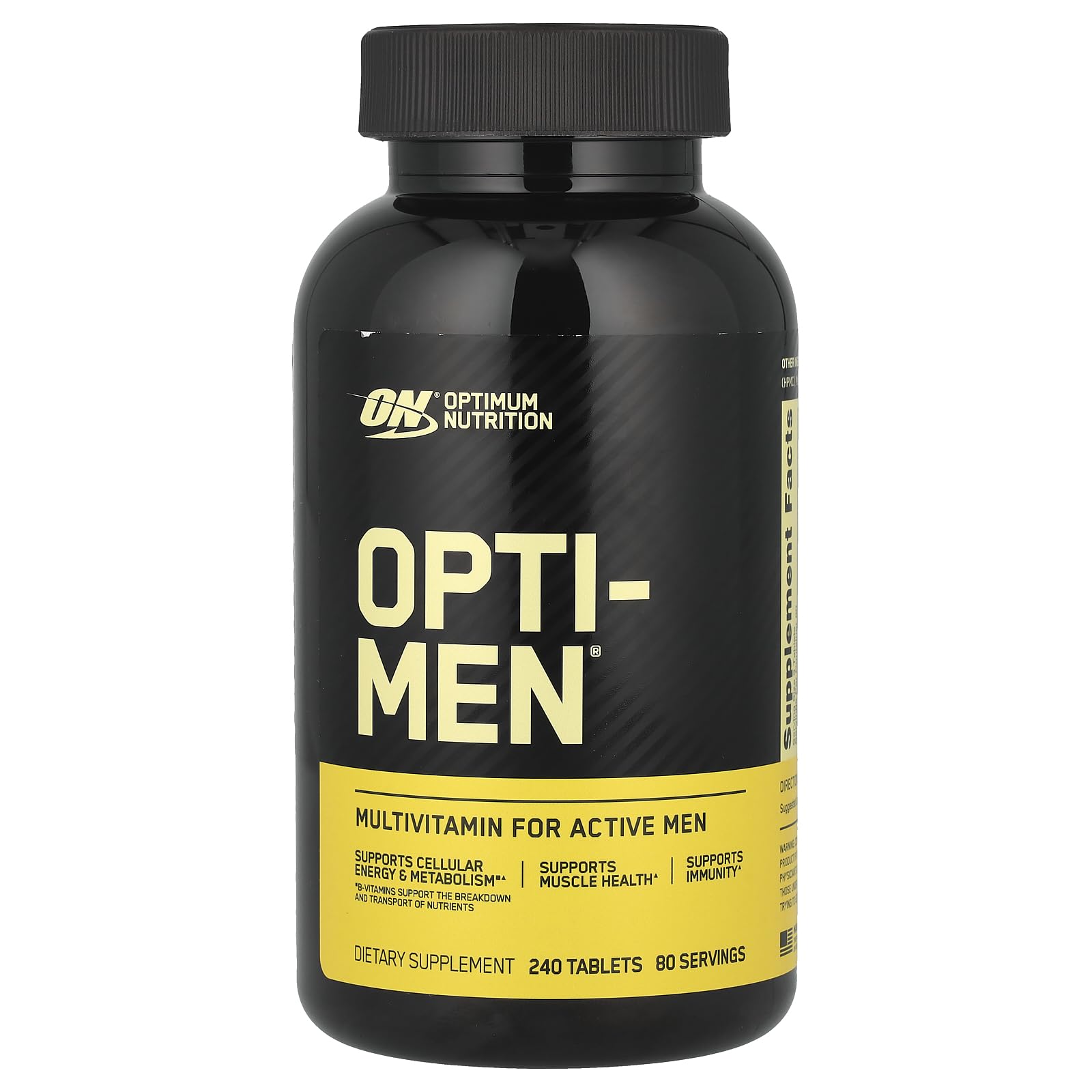 Optimum Nutrition Opti-Men Daily Multivitamin 240 Count – Multivitamin for Active Men