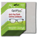 OptiPlus Anti Fog Cloth for Eyeglasses, Goggles, and Shields | Premium Reusable Anti-Fog Treatment | 10 Cloths 1000 uses | Anti-Fog for All Lenses - 10 Pack