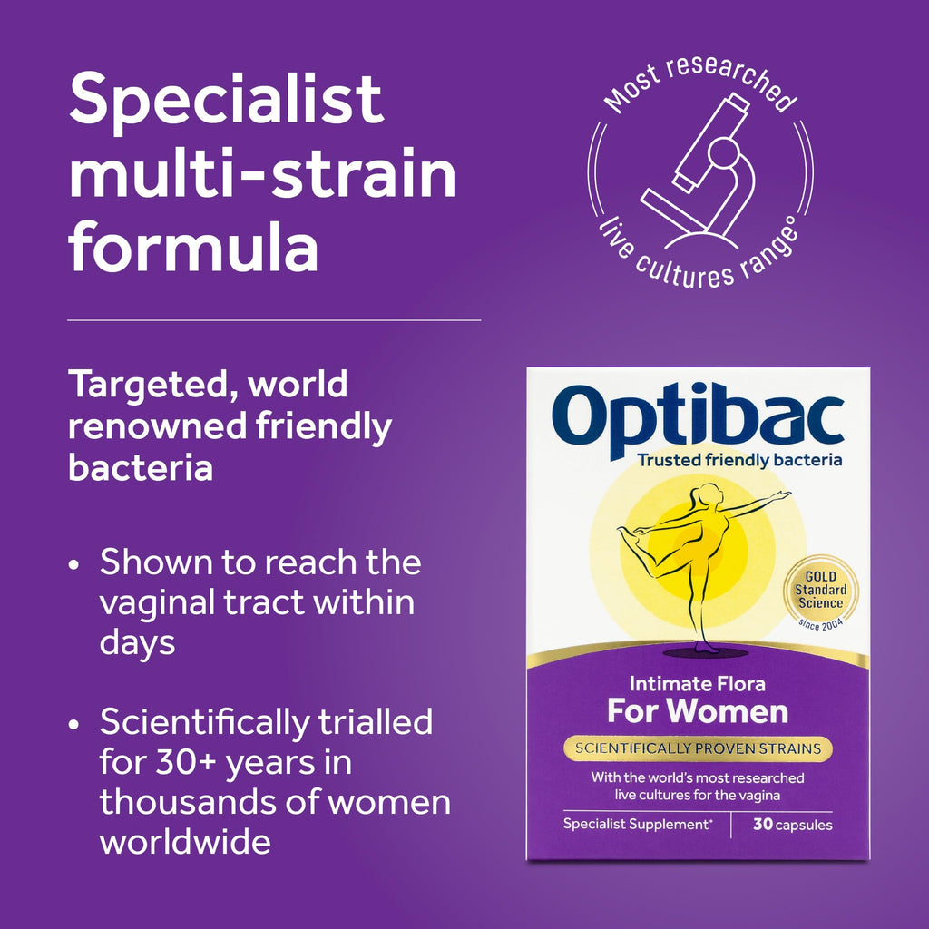 Optibac Probiotics For Women — Vegan Probiotic for Vaginal Health