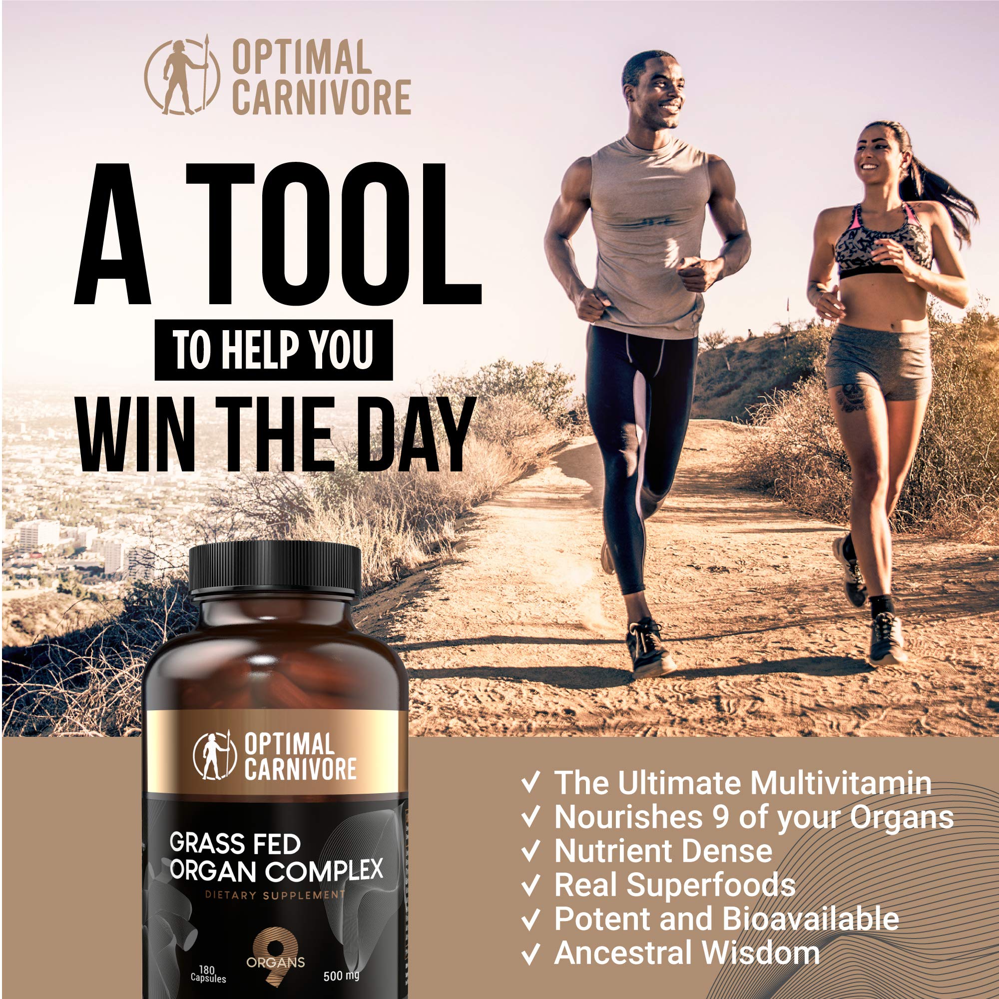 Optimal Carnivore Beef Organ Supplement | 9-Organ Complex from Grass-Fed NZ Cattle