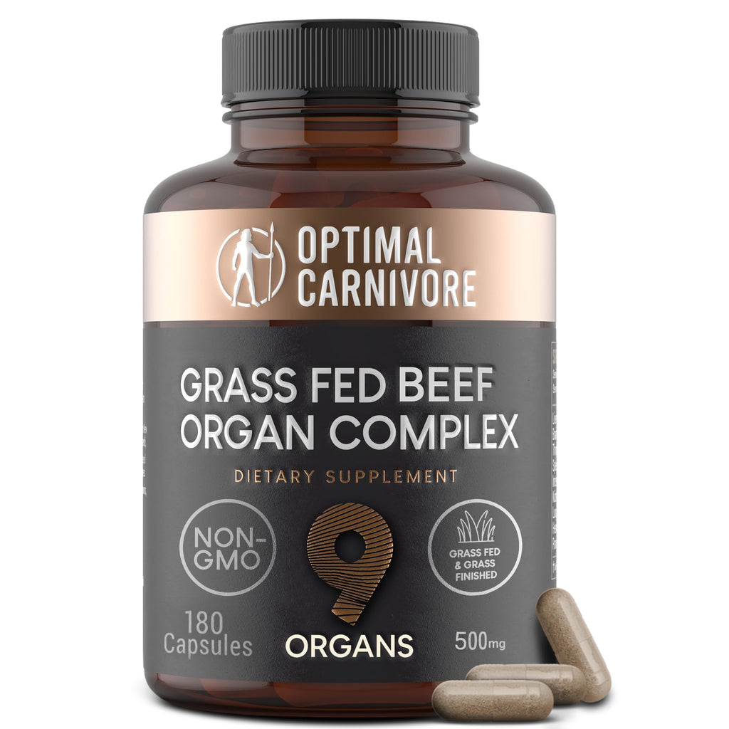Optimal Carnivore Beef Organ Supplement | 9-Organ Complex from Grass-Fed NZ Cattle