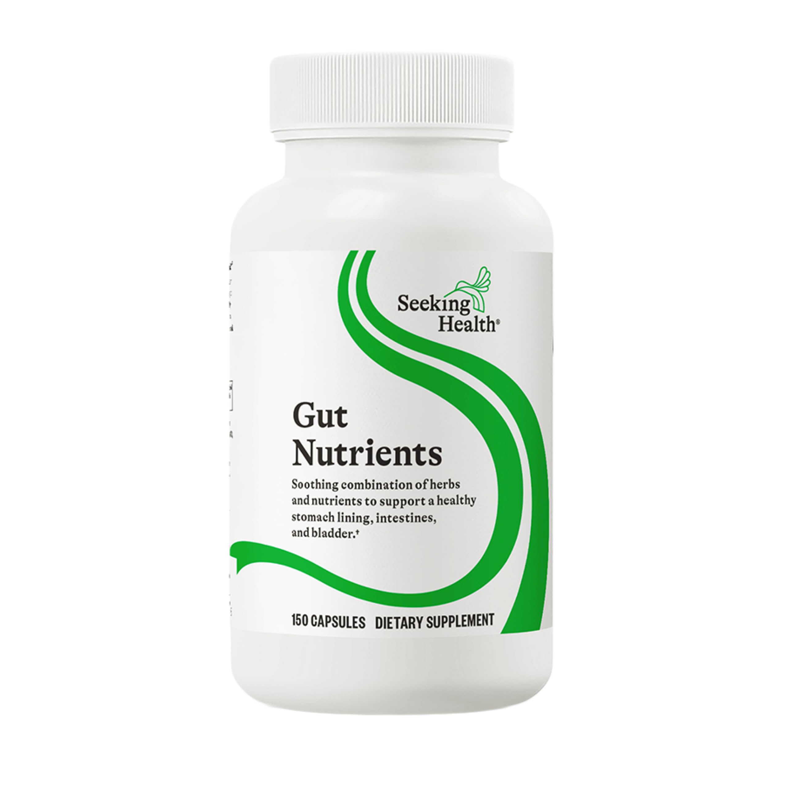 Optimal GI Glutamine-Free Supplement | Digestive and Gastrointestinal Support | Seeking Health | 150 Capsules | 30 Servings