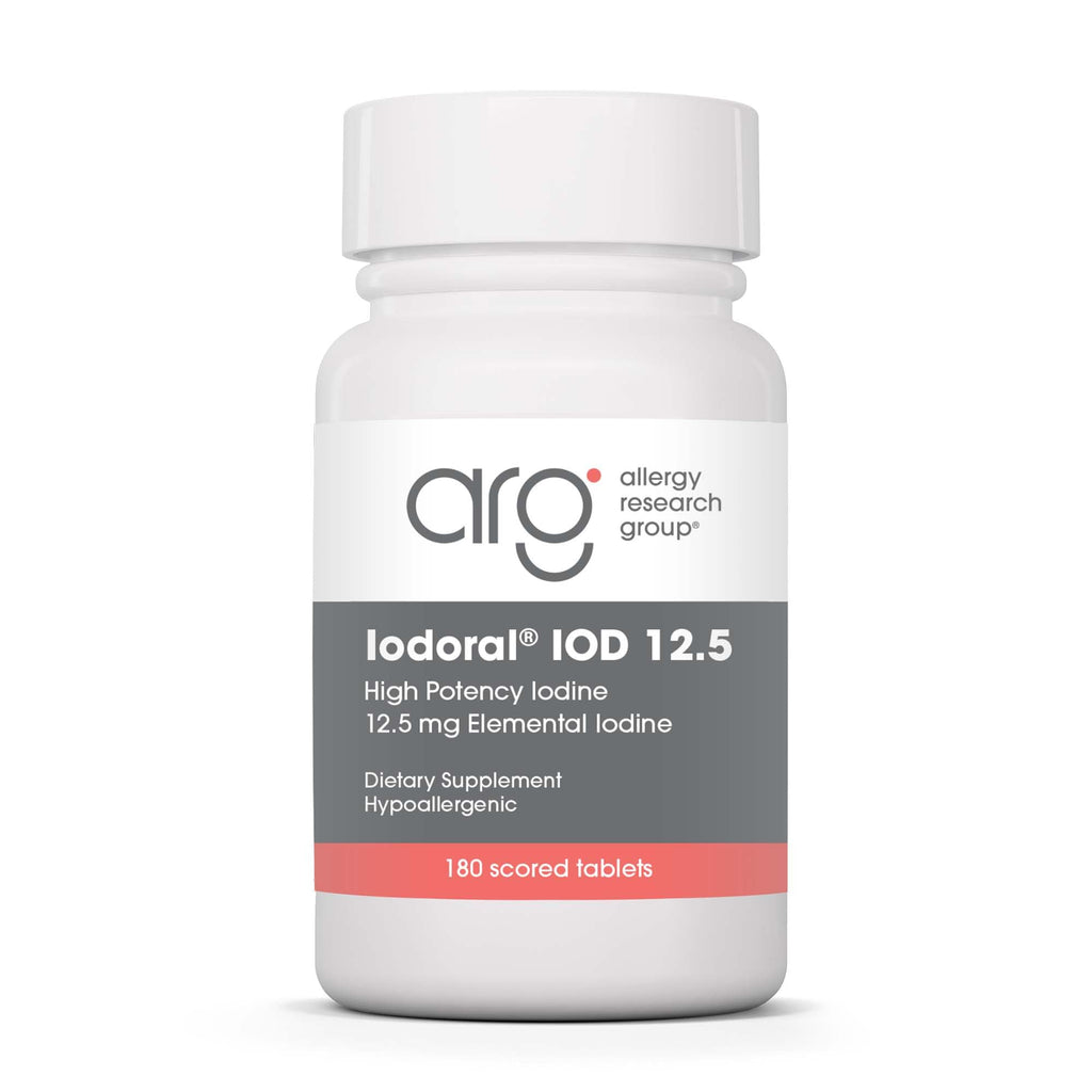 Optimox Iodoral 12.5 mg – Iodine & Potassium Iodide for Thyroid & Metabolic Balance (180 Servings, 180 Tablets) – Gluten & Soy Free