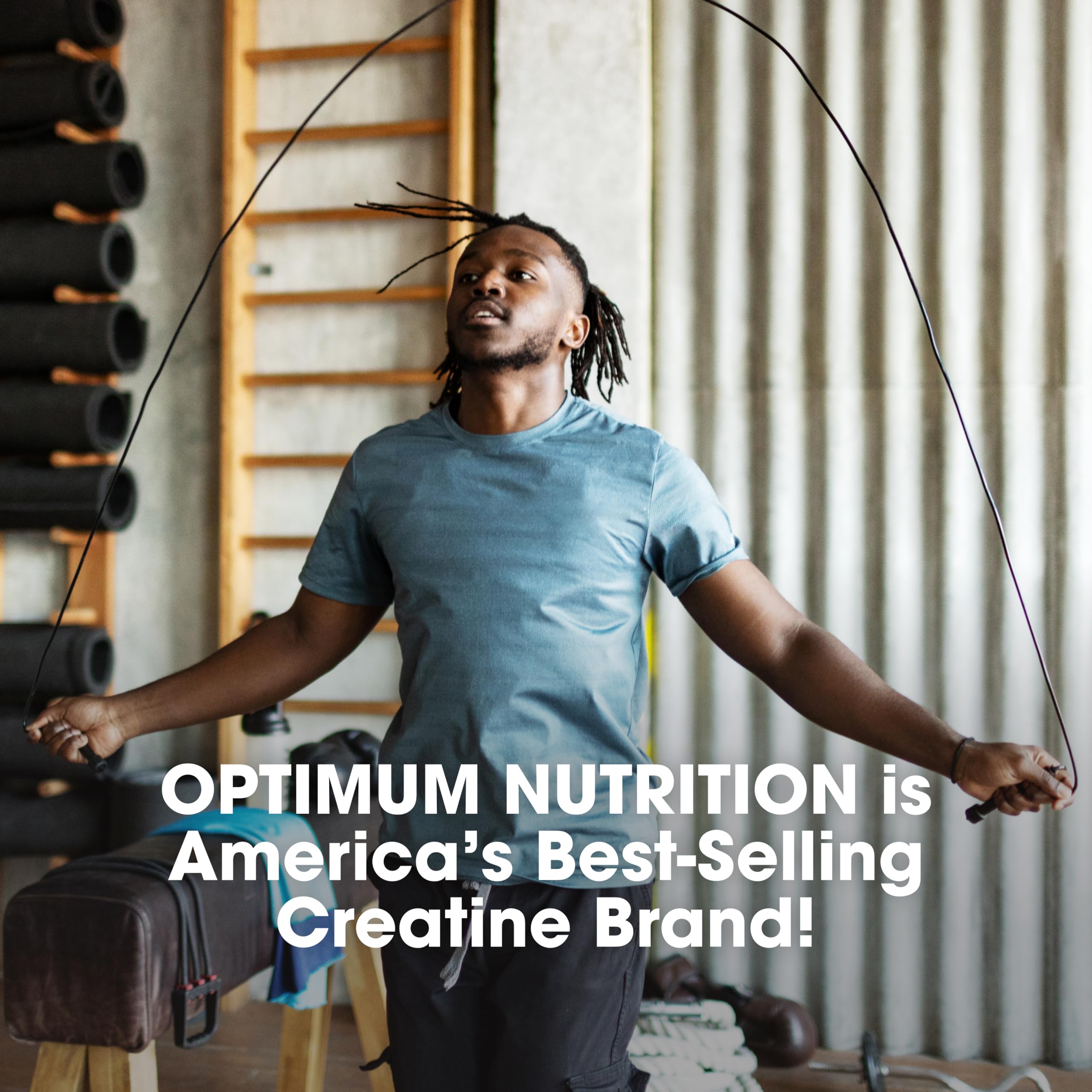 Optimum Nutrition Micronized Creatine Monohydrate Powder – Unflavored, 60 Servings, 300 g | Packaging May Vary
