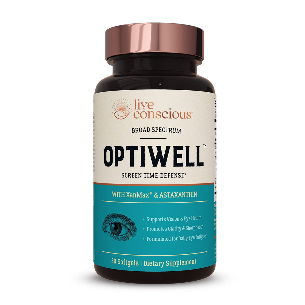 OptiWell Eye Health – AREDS2 Vitamins (Vitamin E, Lutein, Astaxanthin) - 30 Softgels