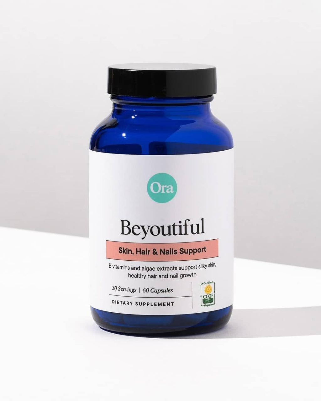 Ora Organic BeYouTiful Hair, Skin & Nails – 60 Vegan Capsules
