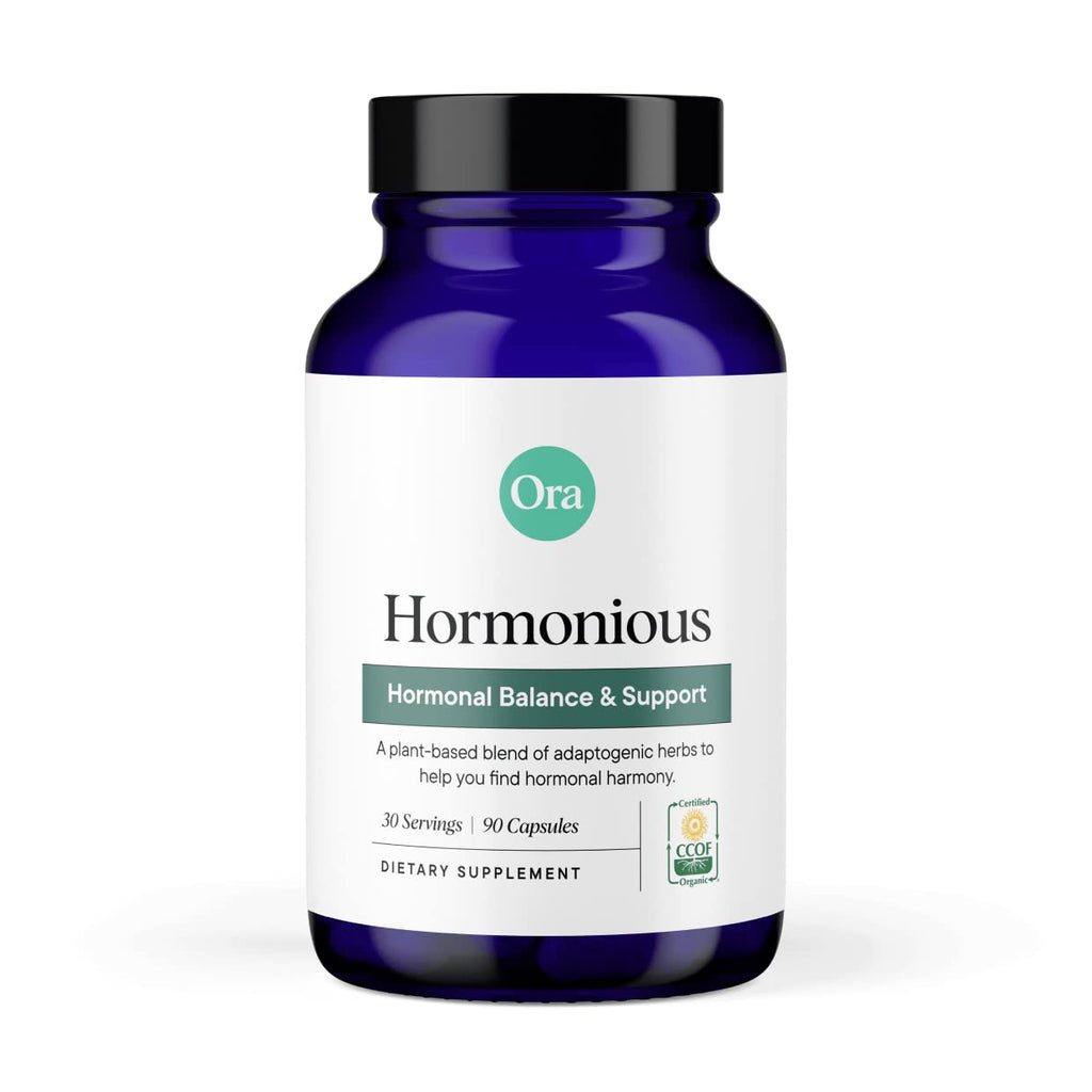 Ora Organic Hormone Balance for Women | Hormonal Acne & PMS Support | 90 Capsules