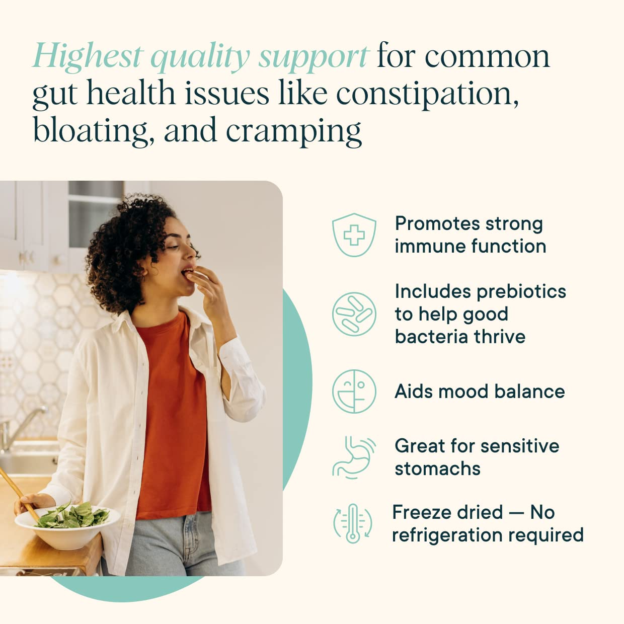 Ora Organic Prebiotic & Probiotic Powder – 20B CFU, 7 Strains, Lavender Lemonade, 30 Servings