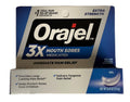 Orajel 3X Medicated Gel for All Mouth Sores – Maximum Strength, 0.42 oz (11.9 g) Pack of 2