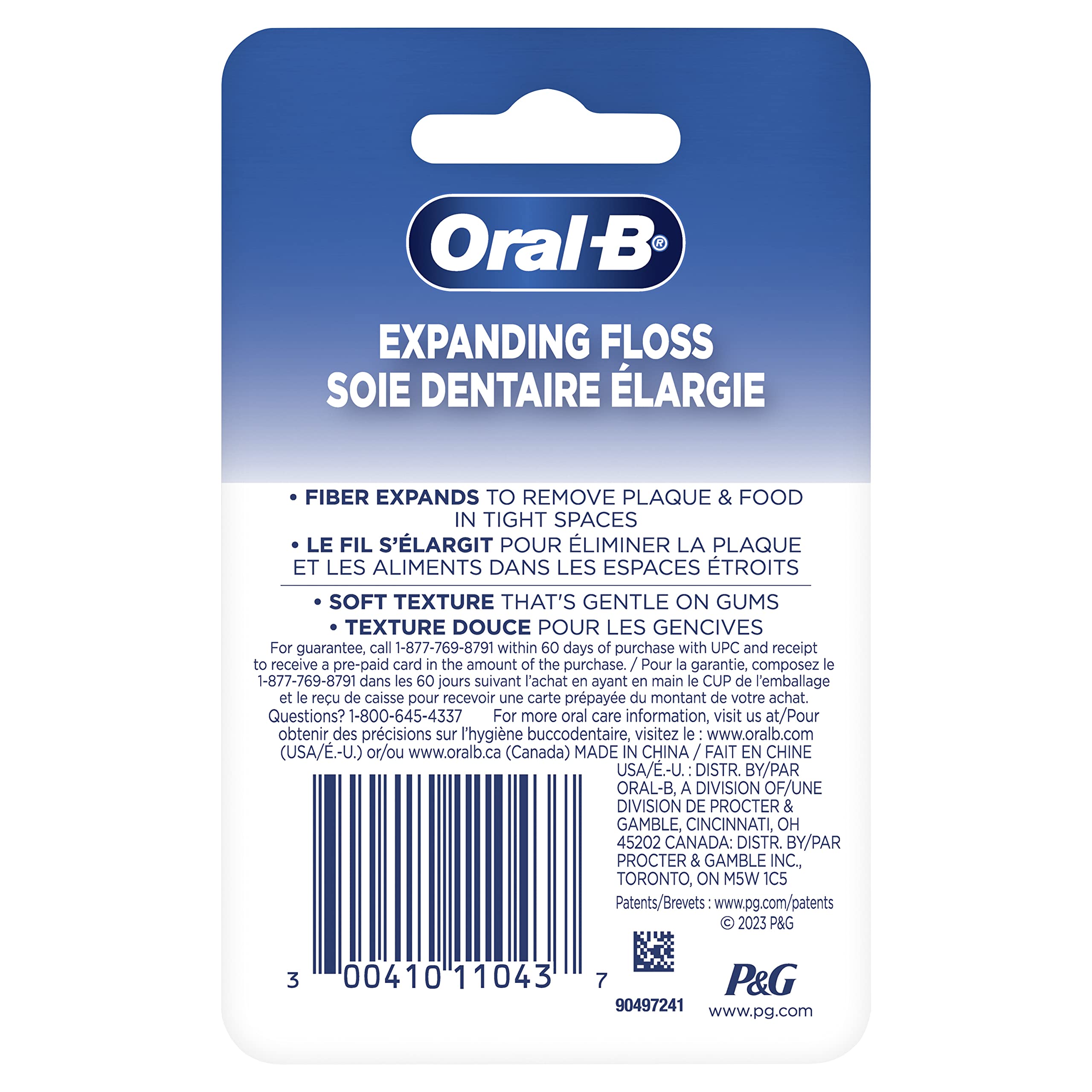 Oral-B Expandable Dental Floss – Mint, Deep Clean, 6-Pack (50m)